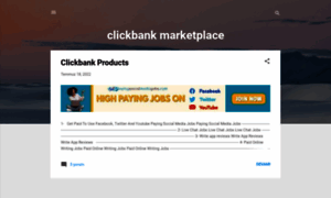 Clickbankmarketplacecategories.blogspot.com thumbnail