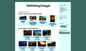 Clickholidaycottages.co.uk thumbnail
