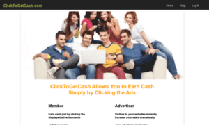 Clicktogetcash.com thumbnail