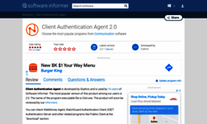 Client-authentication-agent.software.informer.com thumbnail
