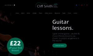 Cliffsmithguitarlessons.co.uk thumbnail