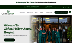 Cliftonhollowanimalhospital.com thumbnail