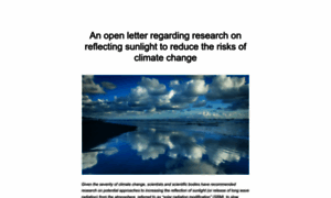 Climate-intervention-research-letter.org thumbnail