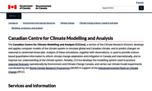 Climate-modelling.canada.ca thumbnail