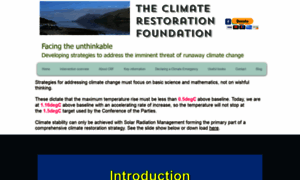 Climate-restoration-foundation.com thumbnail