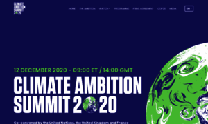 Climateambitionsummit2020.org thumbnail