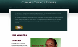 Climatechangeawards.org thumbnail