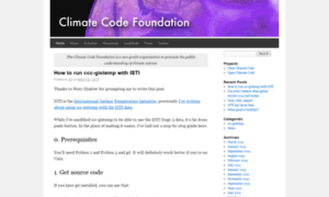 Climatecode.org thumbnail