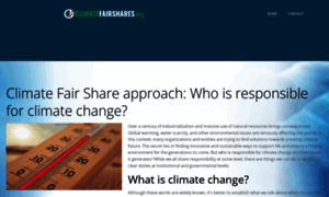 Climatefairshares.org thumbnail