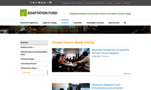 Climatefinanceready.org thumbnail