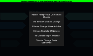 Climaterealists.com thumbnail