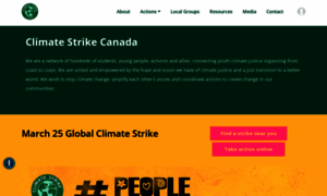 Climatestrikecanada.org thumbnail