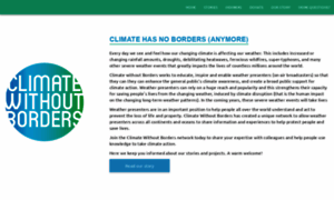 Climatewithoutborders.org thumbnail