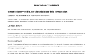 Climatisationreversible.info thumbnail