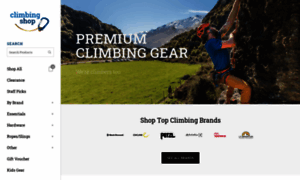 Climbingshop.co.nz thumbnail