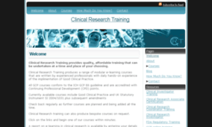 Clinical-research-training.org thumbnail