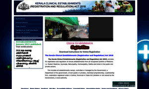 Clinicalestablishments.kerala.gov.in thumbnail