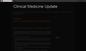 Clinicalmedicineupdate.blogspot.com thumbnail