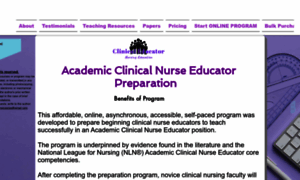 Clinicalnursinginstructor.com thumbnail