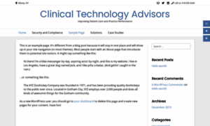 Clinicaltechnologyadvisors.com thumbnail