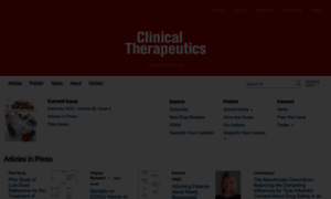 Clinicaltherapeutics.com thumbnail