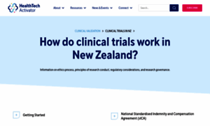 Clinicaltrials.health.nz thumbnail