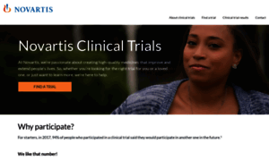 Clinicaltrials.novartis.com thumbnail