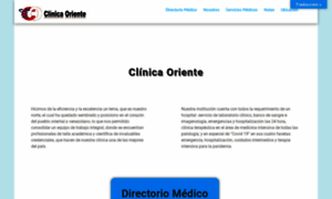 Clinicaoriente.org thumbnail