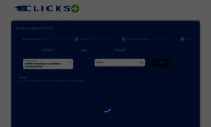 Clinicbookings.clicks.co.za thumbnail