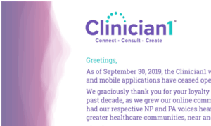 Clinician1.com thumbnail