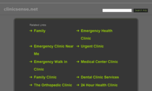 Clinicsense.net thumbnail