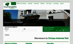 Clinique-ambroisepare.fr thumbnail