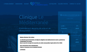 Clinique-lemediterranee.com thumbnail