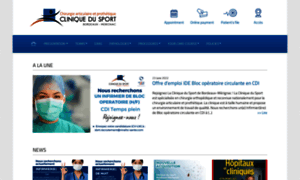 Cliniquedusport-bx.fr thumbnail