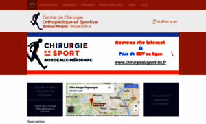 Cliniquedusport.fr thumbnail