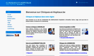 Cliniques-et-hopitaux.be thumbnail