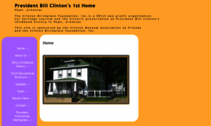 Clintonchildhoodhomemuseum.com thumbnail