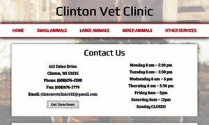 Clintonvetclinic.com thumbnail