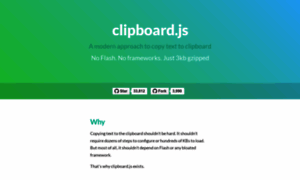 Clipboardjs.com thumbnail