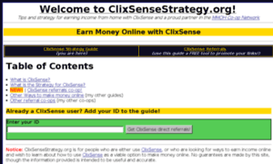 Clixsensestrategy.org thumbnail