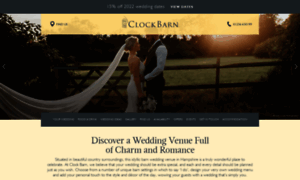 Clockbarn-weddings.co.uk thumbnail