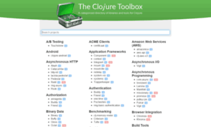 Clojure-toolbox.com thumbnail