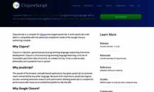 Clojurescript.org thumbnail