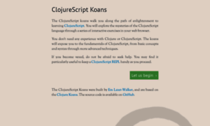 Clojurescriptkoans.com thumbnail