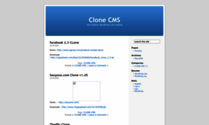 Clonecms.wordpress.com thumbnail