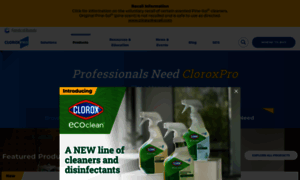 Cloroxprofessional.com thumbnail