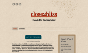 Close2bliss.wordpress.com thumbnail