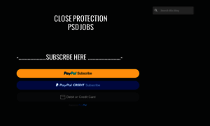 Closeprotectionpsdjobs.blogspot.ro thumbnail