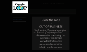 Closetheloop.com thumbnail