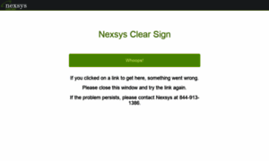 Closing.nexsysclearsign.com thumbnail